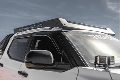 Go Rhino 22-23 Toyota Tundra CrewMax Ceros Low Profile Roof Rack - Tex. Blk
