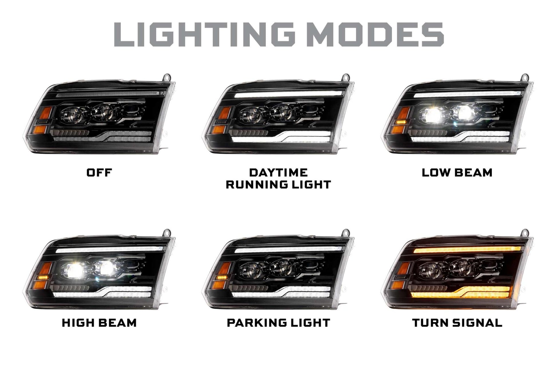 09 - 18 Dodge Ram: Morimoto XB Evo Hybrid Headlights - Headlights - Morimoto