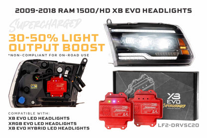 09 - 18 Dodge Ram: Morimoto XB Evo Hybrid Headlights - Headlights - Morimoto