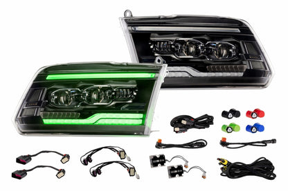 09 - 18 Dodge Ram: Morimoto XRGB Evo Headlights - Headlights - Morimoto