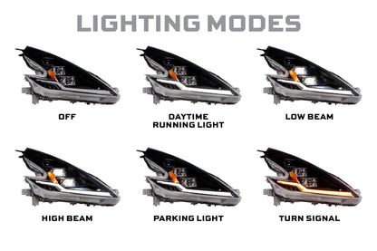 09 - 21 Nissan 370Z: Morimoto XB Evo Hybrid Headlights (Set) - Headlights - Morimoto