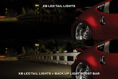 09 - 21 Nissan 370Z: Morimoto XB LED Tail Lights (Gen II / Black Red / Set) - Tail Lights - Morimoto
