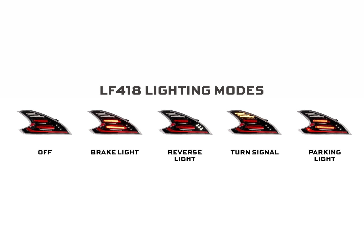 09 - 21 Nissan 370Z: Morimoto XB LED Tail Lights (Gen II / Black Red / Set) - Tail Lights - Morimoto