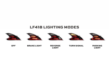 09 - 21 Nissan 370Z: Morimoto XB LED Tail Lights (Gen II / Black Red / Set) - Tail Lights - Morimoto