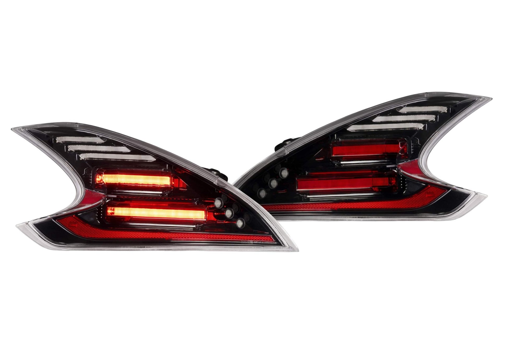 09 - 21 Nissan 370Z: Morimoto XB LED Tail Lights (Gen II / Black Red / Set) - Tail Lights - Morimoto