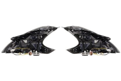 09 - 21 Nissan 370Z: Morimoto XB LED Tail Lights (Gen II / Black Red / Set) - Tail Lights - Morimoto