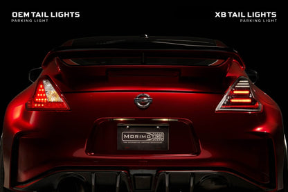 09 - 21 Nissan 370Z: Morimoto XB LED Tail Lights (Gen II / Black Red / Set) - Tail Lights - Morimoto