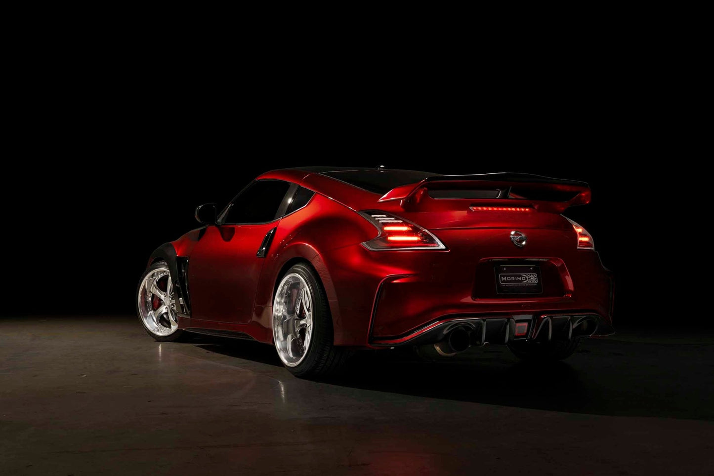 09 - 21 Nissan 370Z: Morimoto XB LED Tail Lights (Gen II / Black Red / Set) - Tail Lights - Morimoto