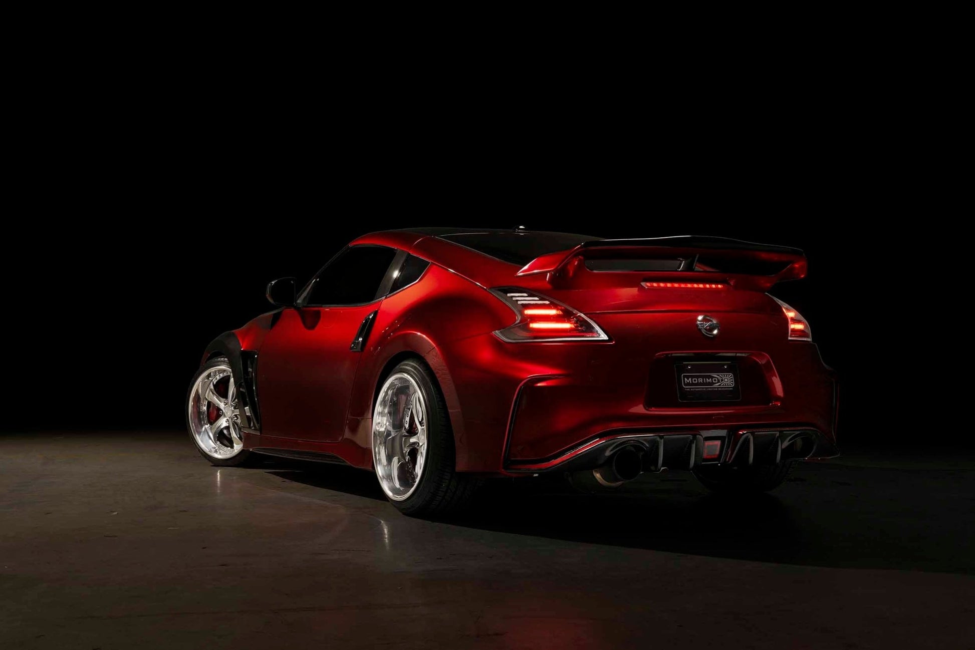 09 - 21 Nissan 370Z: Morimoto XB LED Tail Lights (Gen II / Black Red / Set) - Tail Lights - Morimoto