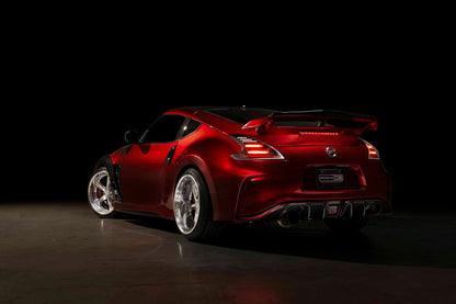 09 - 21 Nissan 370Z: Morimoto XB LED Tail Lights (Gen II / Black Red / Set) - Tail Lights - Morimoto