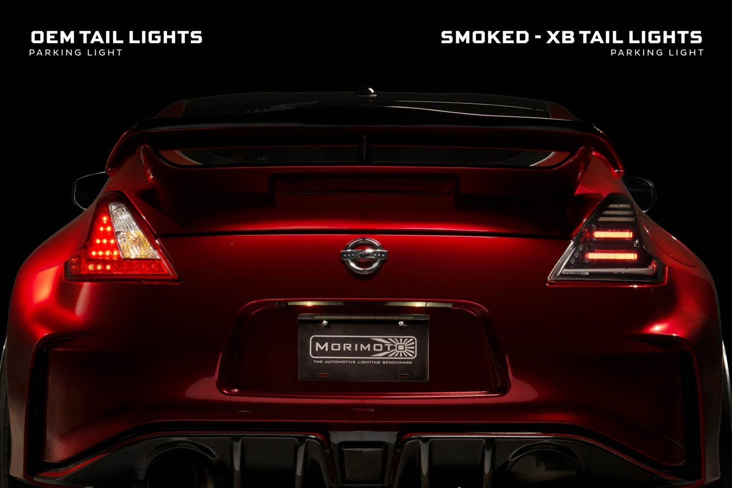 09 - 21 Nissan 370Z: Morimoto XB LED Tail Lights (Gen II / Smoked / Set) - Tail Lights - Morimoto