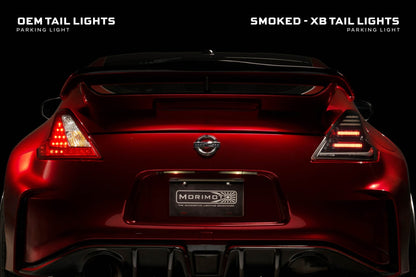 09 - 21 Nissan 370Z: Morimoto XB LED Tail Lights (Gen II / Smoked / Set) - Tail Lights - Morimoto