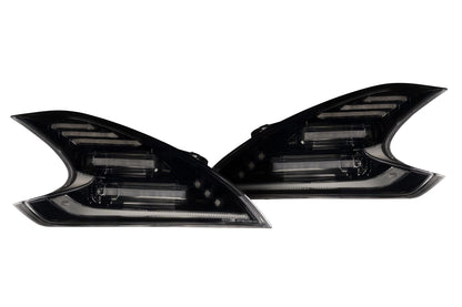 09 - 21 Nissan 370Z: Morimoto XB LED Tail Lights (Gen II / Smoked / Set) - Tail Lights - Morimoto