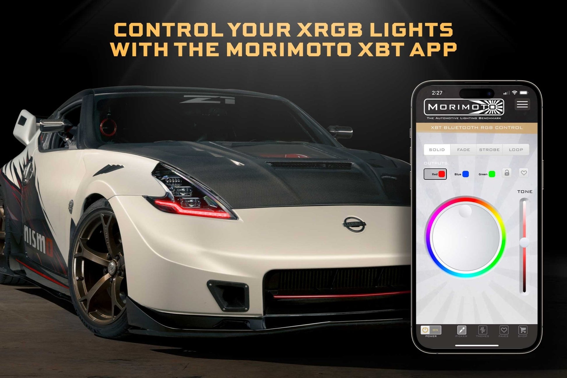 09 - 21 Nissan 370Z: Morimoto XRGB Evo Headlights (Set) - Headlights - Morimoto