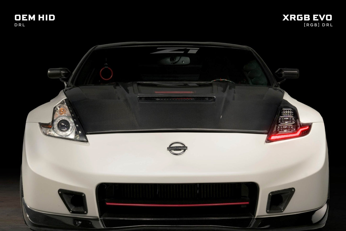 09 - 21 Nissan 370Z: Morimoto XRGB Evo Headlights (Set) - Headlights - Morimoto