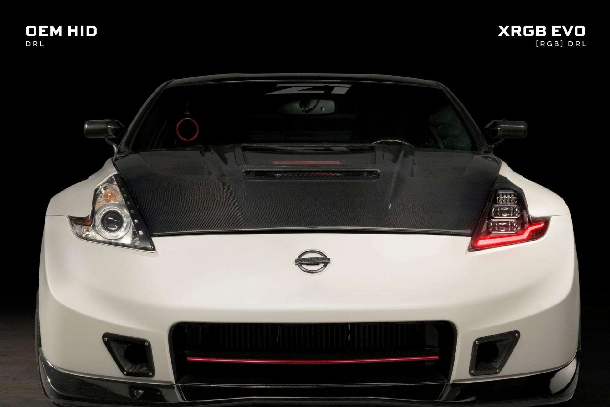 09 - 21 Nissan 370Z: Morimoto XRGB Evo Headlights (Set) - Headlights - Morimoto