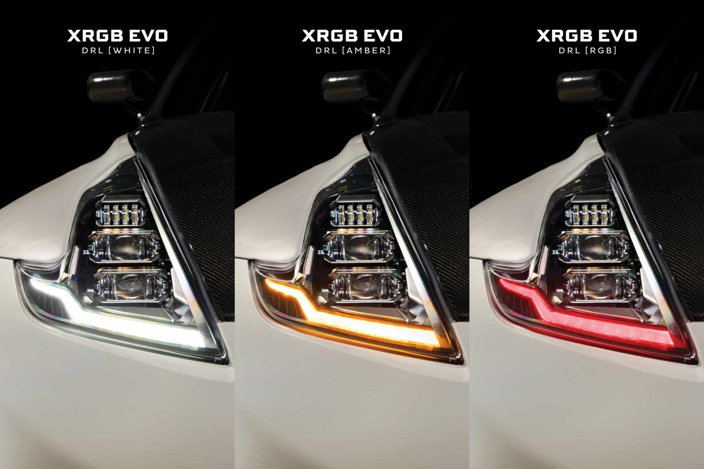 09 - 21 Nissan 370Z: Morimoto XRGB Evo Headlights (Set) - Headlights - Morimoto