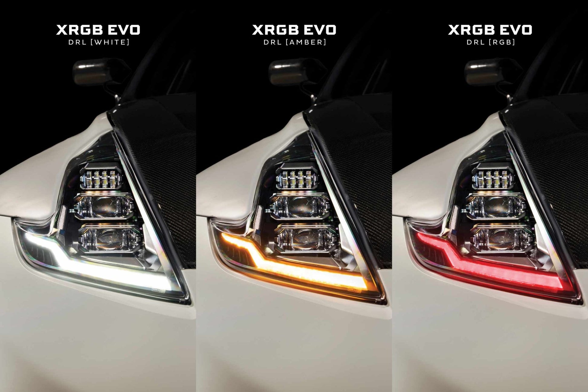 09 - 21 Nissan 370Z: Morimoto XRGB Evo Headlights (Set) - Headlights - Morimoto