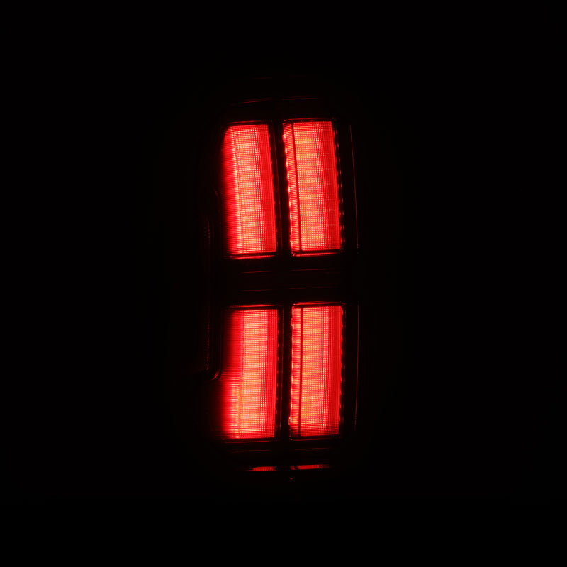 AlphaRex 05-15 Toyota Tacoma NOVA Prismatic LED Tail Lights - Alpha-Black