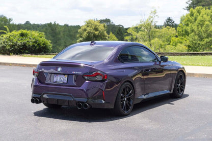 Dinan 23-26 BMW M240i/M240i xDrive (G42) Valved Axleback Exhaust System - Black Tips