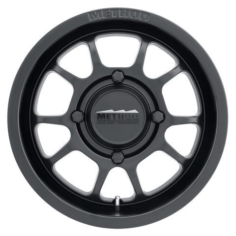 Method MR409 Bead Grip 15x7 / 4+3/13mm Offset / 4x136 / 106.25mm CB Matte Black Wheel