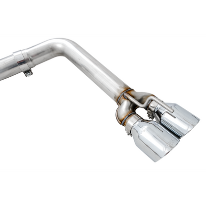 AWE Tuning 2017+ Dodge Challenger 5.7L Track Edition Exhaust - Chrome Silver Quad Tips