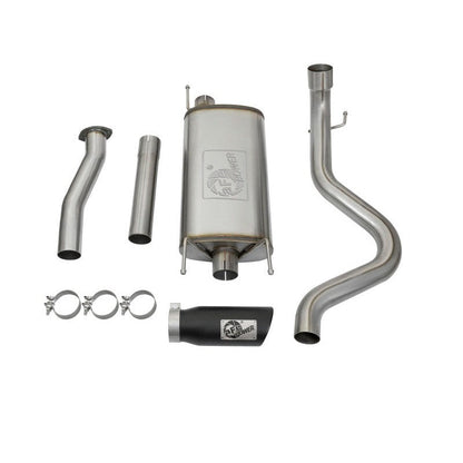 aFe MACHForce XP Cat-Back SS w/Black Tips 16 Toyota Tacoma V6-3.5L