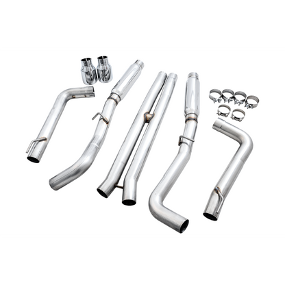 AWE Tuning 2015+ Dodge Charger 6.4L/6.2L Supercharged Track Edition Exhaust - Chrome Silver Tips