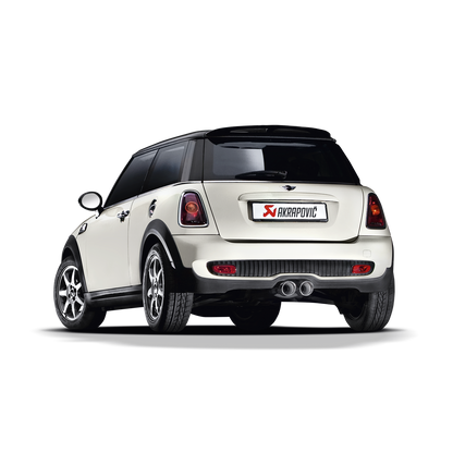 Akrapovič Evolution Line Catback Exhaust System (SS) w/Carbon Tips - 2008-2014 MINI Cooper S (R56)