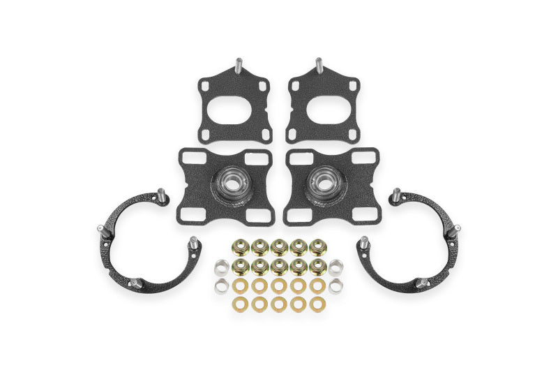 BMR Suspension 11-14 Ford Mustang Caster/Camber Plates - Black Hammertone
