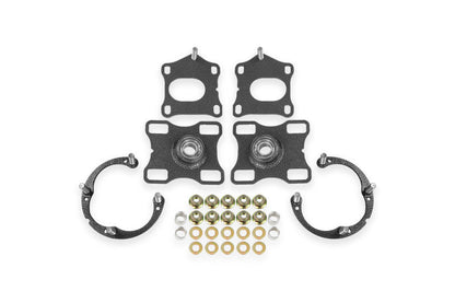 BMR Suspension 11-14 Ford Mustang Caster/Camber Plates - Black Hammertone