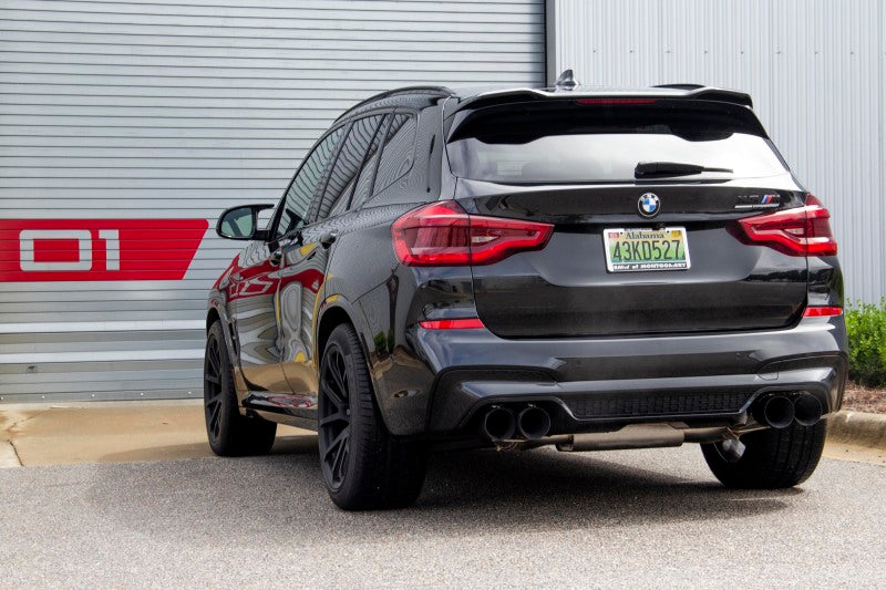 Dinan 20-25 BMW X3 M/X4 M (F97/F98) Free Flow Axleback Exhaust System - Black Tips
