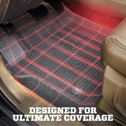 Husky Liners 2018 Buick Enclave w/ Bucket Seats WeatherBeater 2nd Row Black Floor Liners