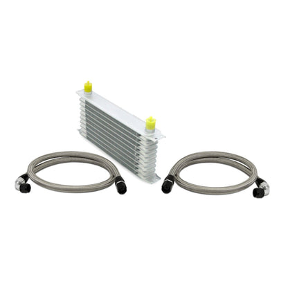Mishimoto Universal 10 Row Oil Cooler Kit (Metal Braided Lines)