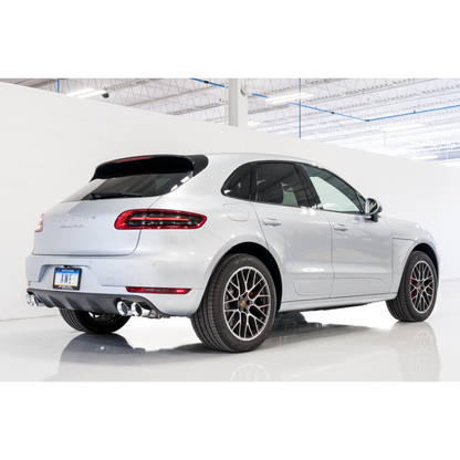 AWE Tuning Porsche Macan Track Edition Exhaust System - Chrome Silver 102mm Tips