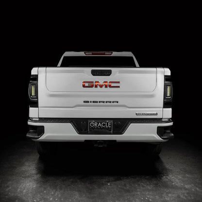 Oracle 19-23 GMC Sierra Black Series Flush Style LED Tail Lights - Factory Halogen