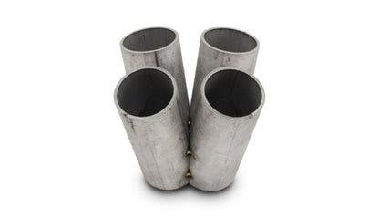 Vibrant 4 into 1 SS Turbo Mani Collector for T3 T3/T4 in Flange 48mm Pipe OD 3in tall 72mmx48mm out