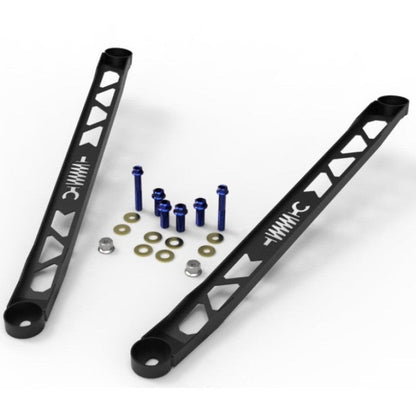 aFe CONTROL 304 Stainless Steel Front Suspension Strut Brace Black - Toyota GR Supra (A90) 20-21