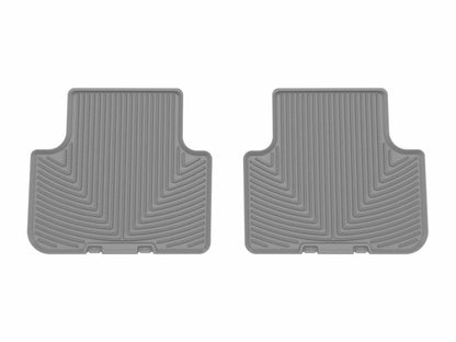 WeatherTech 17-25 Audi Q7 2nd Row Rear All-Weather Floor Mats - Grey