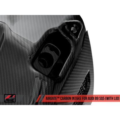 AWE Tuning Audi B9 SQ5 3.0T AirGate Carbon Fiber Intake w/ Lid
