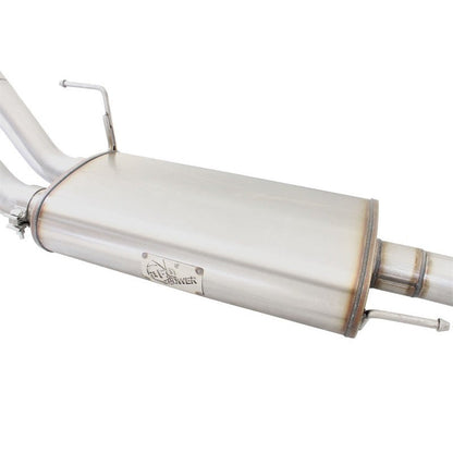 aFe MACHForce XP Exhaust 3in SS Dual Side Exit CB w/ Black Tips 15 Ford F150 Ecoboost V6-2.7L/3.5L