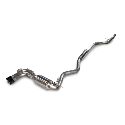 AWE Tuning BMW F3X 28i / 30i Touring Edition Axle-Back Exhaust Single Side - 80mm Black Tips