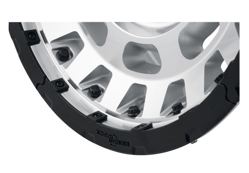 ICON Hammer Pro 17x8.5 / 5x5 / -6mm / 4.5in BS - Silver Machined