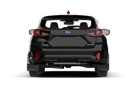 Rally Armor 24-26 Subaru Impreza Black UR Mud Flap w/ Light Blue Logo