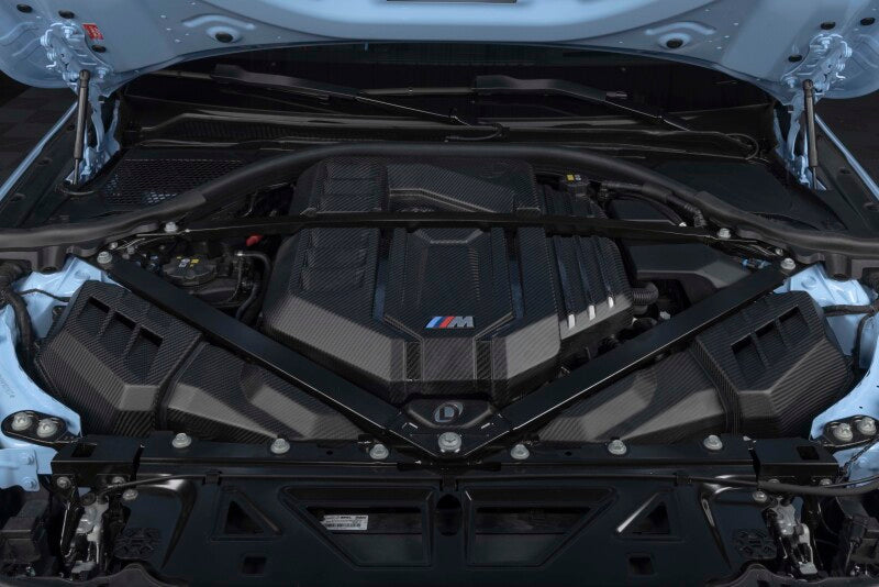 Dinan 21-27 BMW M2/M3/M4 (G80/G82/G87) Matte Carbon Fiber Engine Cover w/Gloss Accents