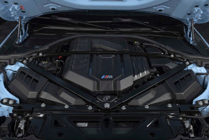 Dinan 21-27 BMW M2/M3/M4 (G80/G82/G87) Matte Carbon Fiber Engine Cover w/Gloss Accents
