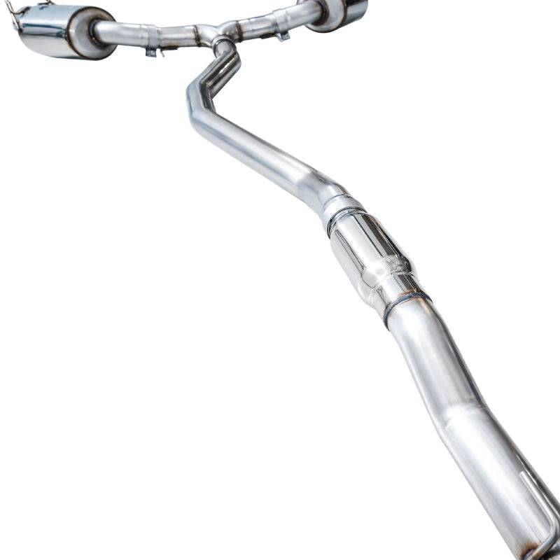 AWE Tuning 2022+ Honda Civic Si FE1 FWD Touring Edition Catback Exhaust - Dual Chrome Silver Tips