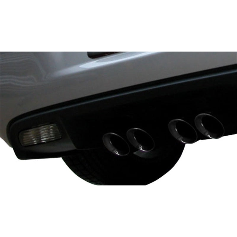 Corsa 05-08 Chevrolet Corvette C6 6.0L V8 Black Sport Axle-Back Exhaust