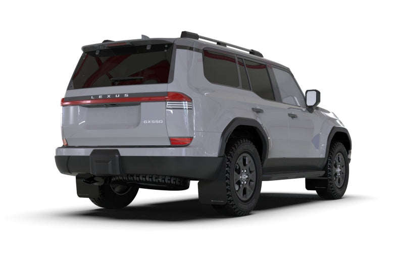 Rally Armor 24-26 Lexus GX 550 Luxury Black UR Mud Flap - Silver Logo