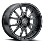 Method Raised MR802 20x9 / 6x5.5 BP / -12mm Offset / 106.25mm Bore - Double Black Milled Wheel